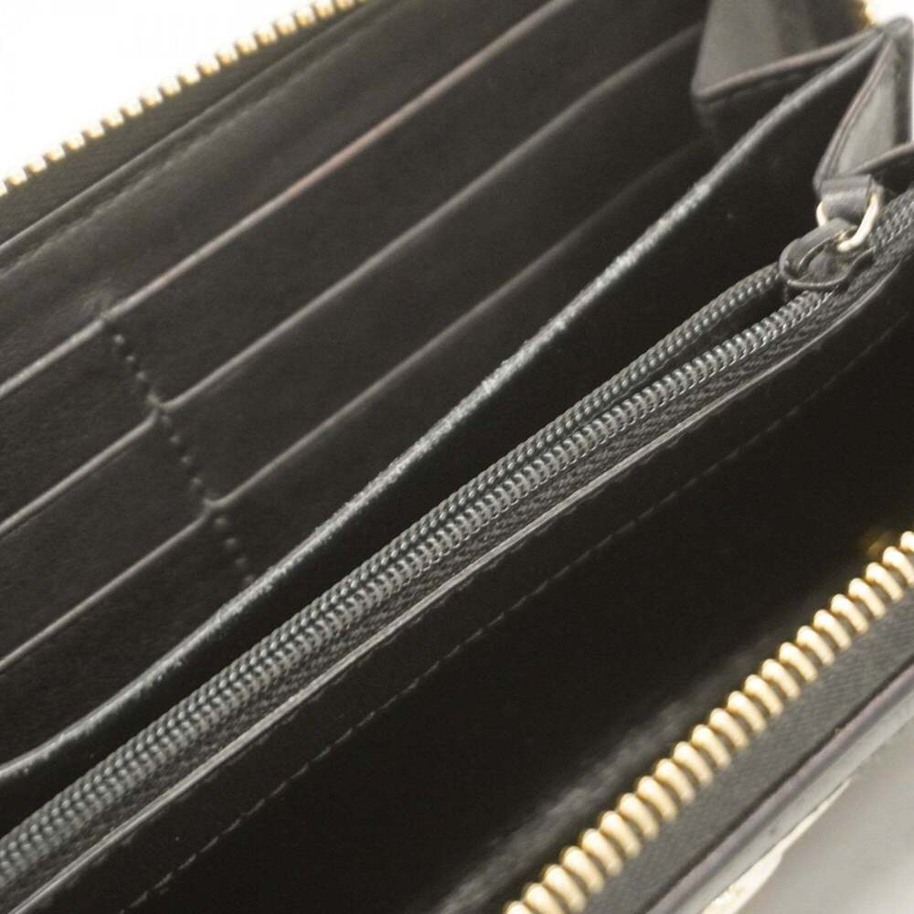 Gucci long wallet Guccissima 291132 leather black champagne for men and women - Picture 7 of 11